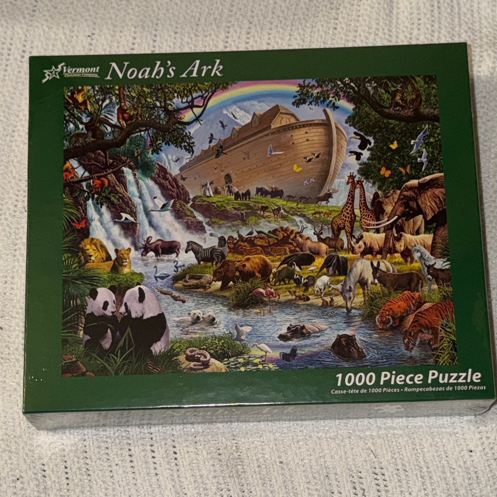 Vermont Christmas Company Noah's Ark Puzzle 1000 NEW Sealed